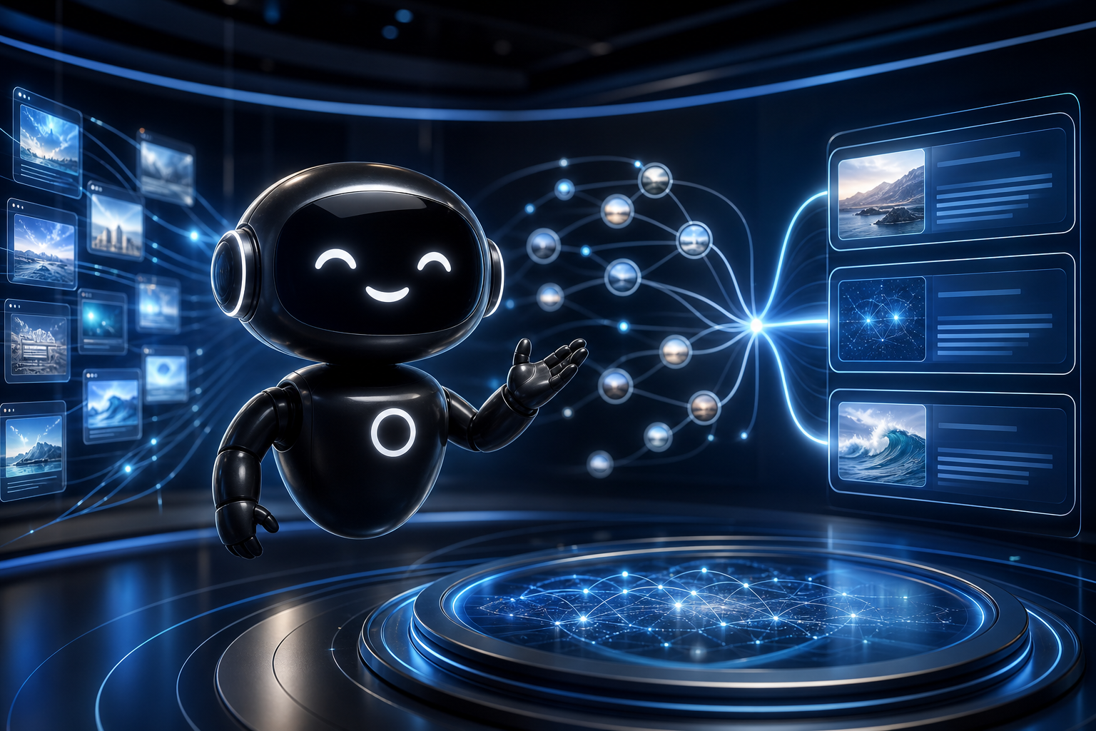 Deploy Agentic robot mapping crawlable pages into AI search answers