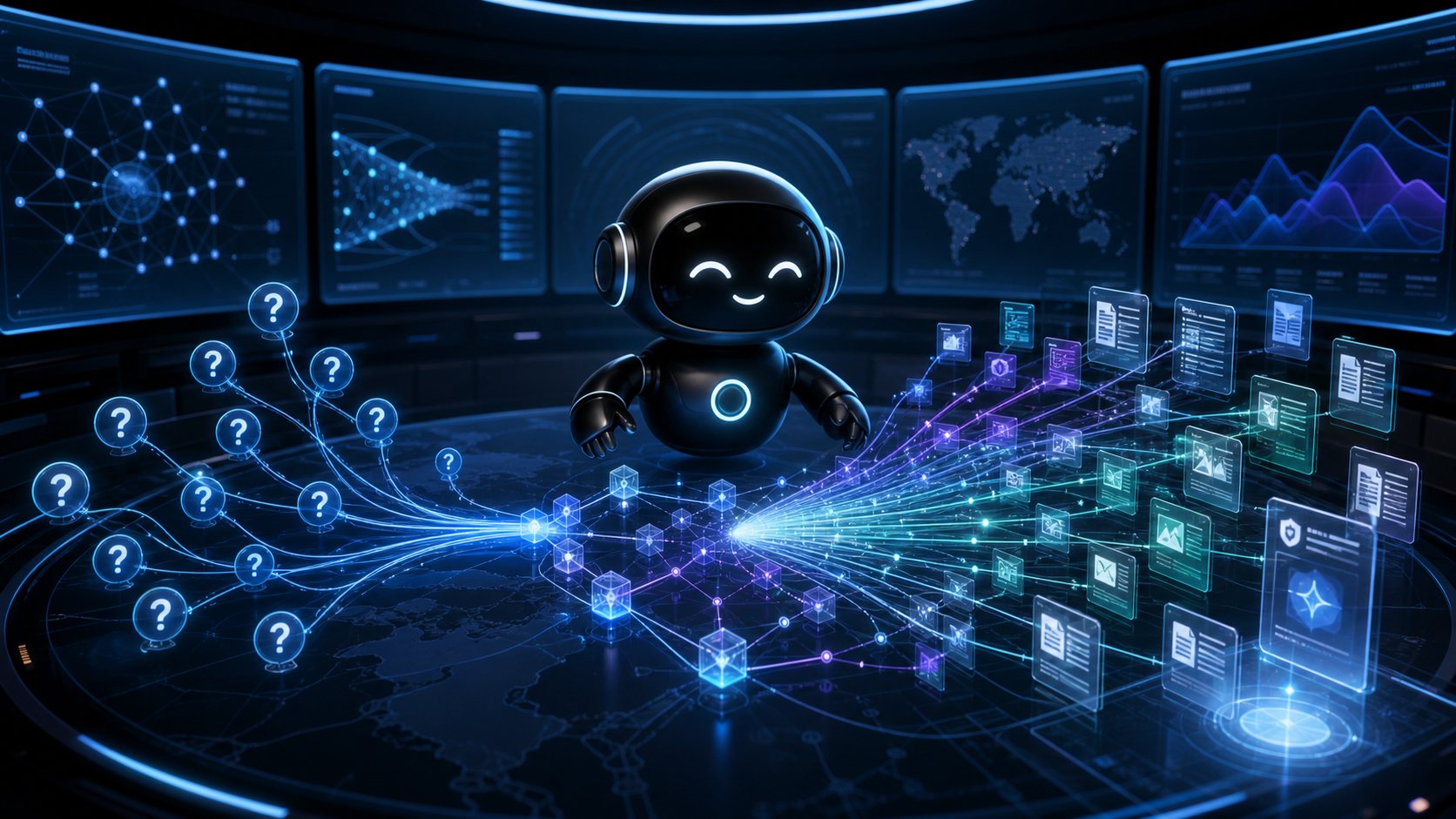 Deploy Agentic robot mapping buyer questions into citation paths for reasoning mode AI search